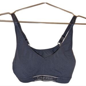 Blue Calvin Klein Padded T-shirt Bralette